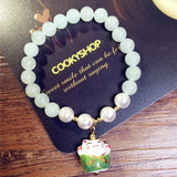 8mm Turquoises Couple Bracelets Natural Stone Beads Lucky Charm