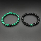 8mm Turquoises Couple Bracelets Natural Stone Beads Lucky Charm