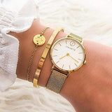 4mm Stainless Steel Glossy Thin Bangle Bracelet for Women