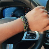 6MM Reiki Natural Stone Bracelets for Women Multicolor Agates Quartzs Hematite