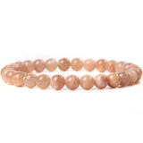 6MM Multicolor Stone Beads Bracelet Stretch Jewelry