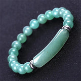 Natural Stone Strand Bracelet Reiki Healing Pink Quartz Aventurine Agates