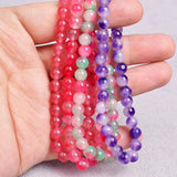 6MM Natural Stone Beaded Bracelet Men Agates Charm Bangle Women Jewelry