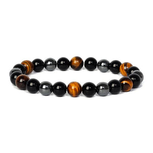 Tiger Eye Stone Magnetic Hematite Bracelets