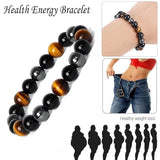 Tiger Eye Stone Magnetic Hematite Bracelets