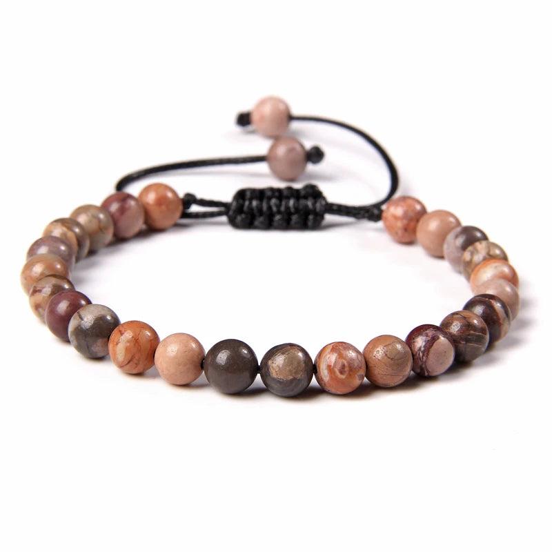 6MM Chakra Healing Crystal Bracelet for Women Men