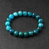 Apatite Beads Stretch Bracelet Natural Stone Chakra Healing Jewelry