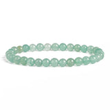Green Aventurine Round Beads Bracelet for Men and Women