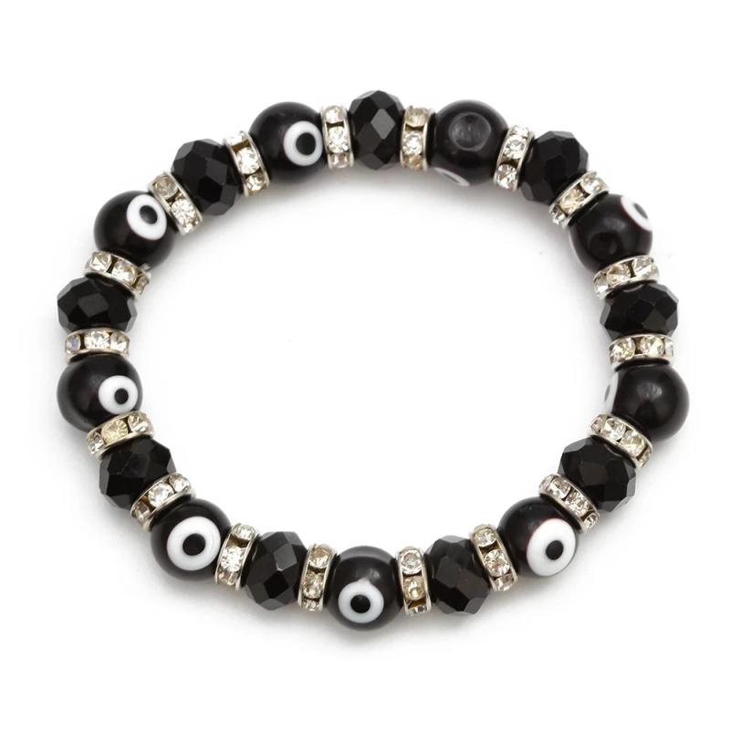 Meibeads Evil Eye Charm Beads Bracelets Lucky Eye Glass Bracelet