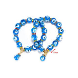 Meibeads Evil Eye Charm Beads Bracelets Lucky Eye Glass Bracelet
