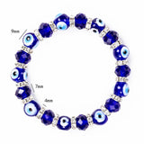 Meibeads Evil Eye Charm Beads Bracelets Lucky Eye Glass Bracelet