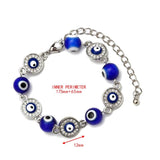 Meibeads Evil Eye Charm Beads Bracelets Lucky Eye Glass Bracelet