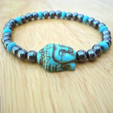 Men's Spiritual Protection Bracelet with Turquoise
