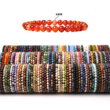 Natural Stone Bracelet 6MM Bead Aventurine Quartzs Citrines Agates Sunstone