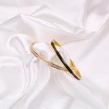 Enamel Bracelets Women Stainless Steel Jewelry Gift Accessories