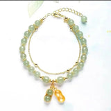 Vintage Fade Hetian Jade Bracelet for Women