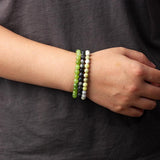 Chakra Reiki Quartz Agates Bracelets Men 6/8MM Natural Stone Beads