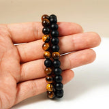 7 Style Couples Distance Bracelet Set Natural Stone Yoga Beaded Men Women Gift