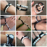 7 Style Couples Distance Bracelet Set Natural Stone Yoga Beaded Men Women Gift