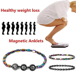 Weight Loss Slimming Bracelet Anklet Magnetic Therapy Stimulating Acupoints
