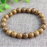 African Wood Bracelet Beads Sandalwood Prayer Beads Bracelet Men Jewelry