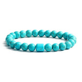 Bohemian Turquoises Beads Bracelets Women Reiki Nature Stone