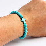 Bohemian Turquoises Beads Bracelets Women Reiki Nature Stone