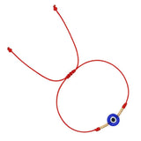 Go2BoHo Evil Eye Bracelet Strand Bracelet Adjustable Dainty Bracelets