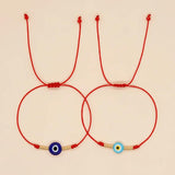 Go2BoHo Evil Eye Bracelet Strand Bracelet Adjustable Dainty Bracelets