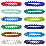 Opal Bead Bracelet Pink Round Beads Reiki Jewelry