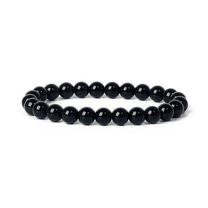 8MM Stripe Agates Bracelets Multicolor Stretch Beads Bracelet Reiki Jewelry