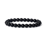 8MM Stripe Agates Bracelets Multicolor Stretch Beads Bracelet Reiki Jewelry