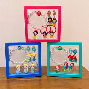 Frozen Bracelet Set for Children Aisha Mermaid Princess Hair Rope Jewelry Set