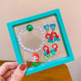 Frozen Bracelet Set for Children Aisha Mermaid Princess Hair Rope Jewelry Set