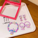 Frozen Bracelet Set for Children Aisha Mermaid Princess Hair Rope Jewelry Set