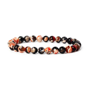 6MM Citrine Agate Tiger Eye Bead Bracelet Yoga Jewelry