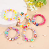 5Pcs/Set Soft Clay Friendship Bracelets For Kids