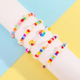 5Pcs/Set Soft Clay Friendship Bracelets For Kids
