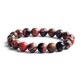 10MM Stone Beads Bracelet Men Reiki Tiger Eye Agates Quartz Beaded Bracelets