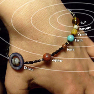 MiniVerse Bracelet, Solar System Bracelet, Science, Planet Bracelet