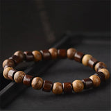 Natural Stone Sandalwood Bracelet Rosary Men Women Buddhist Prayer