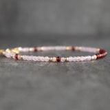 Empath Protection Bracelet Tourmaline Rose Quartz Amethyst Labradorite