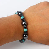 Bohemian Magnetic Hematite Bracelet for Weight Loss Health Care