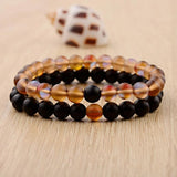 Couple Bracelet Labradorite Beads MoonStone Bracelet