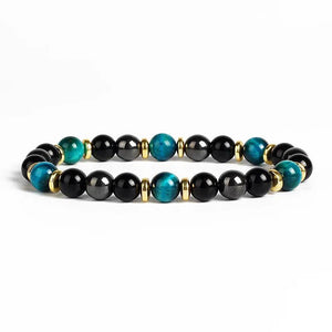 Hematite Tiger Eye Couple Bracelets Health Care Weight Loss Jewelry