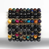 Hematite Tiger Eye Couple Bracelets Health Care Weight Loss Jewelry