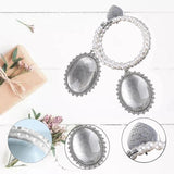 Photo Memorial Bracelet Lace Oval Bouquet Pendant Wedding Memories Bridal Shower