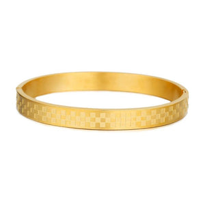 Stainless Steel Open Men Bracelets No Fade 8MM Bangle Bracelet