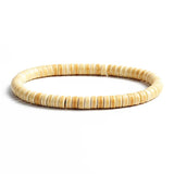 Bohemian Yellow Turquoises Bracelets Cross Cylinder Irregular Bead Couple