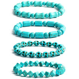 Nature Stone Beaded Bracelet for Weight Loss